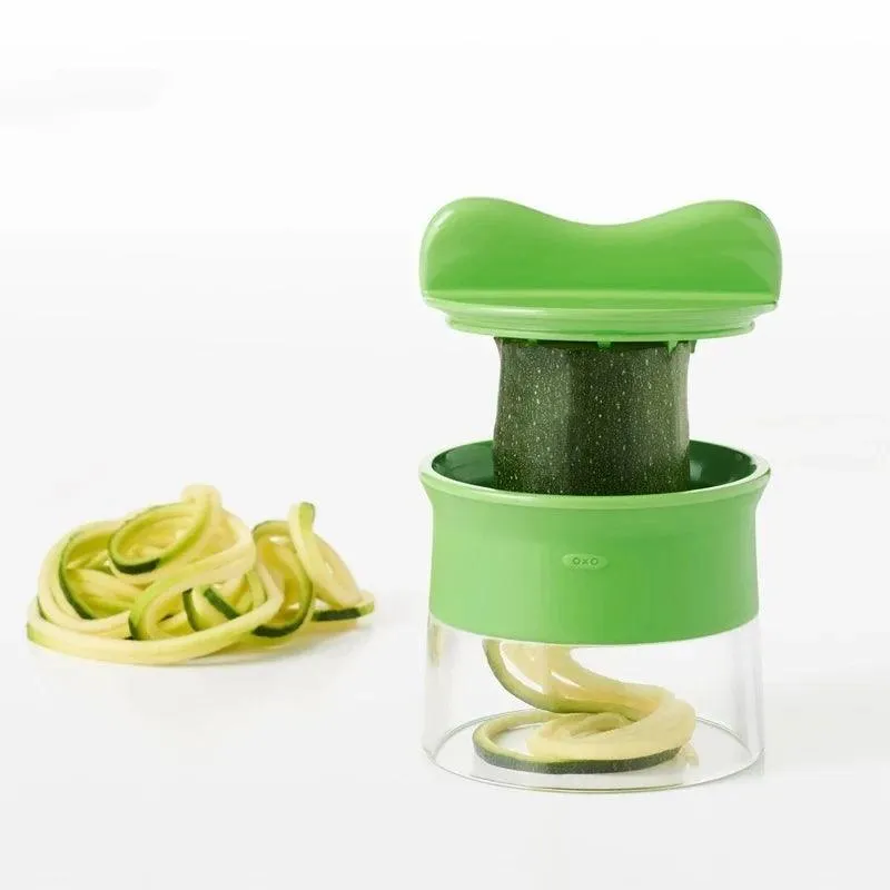 🥒 Handheld Spiralizer Vegetable & Fruit Slicer | Adjustable Grater & Cutter | Compact Kitchen Tool for Healthy Salads