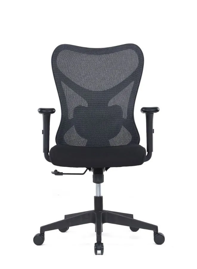 Adjustable Ergonomic Office Chair with 2D Headrest, Lumbar Support, and Synchro Tilt Mechanism