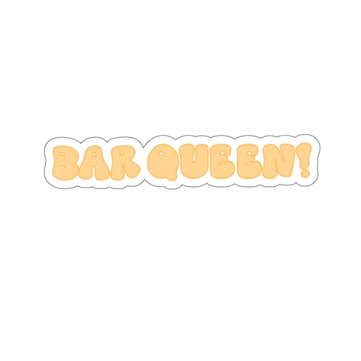 Bar Queen Willam Kiss-Cut Sticker