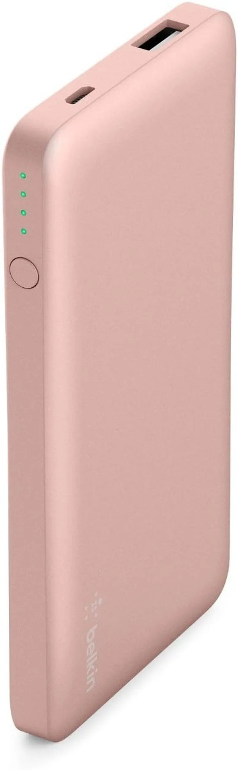 Belkin Pocket Power 5,000Mah Durable Ultra Slim Portable Charger / Power Bank / Battery Pack (Pink)