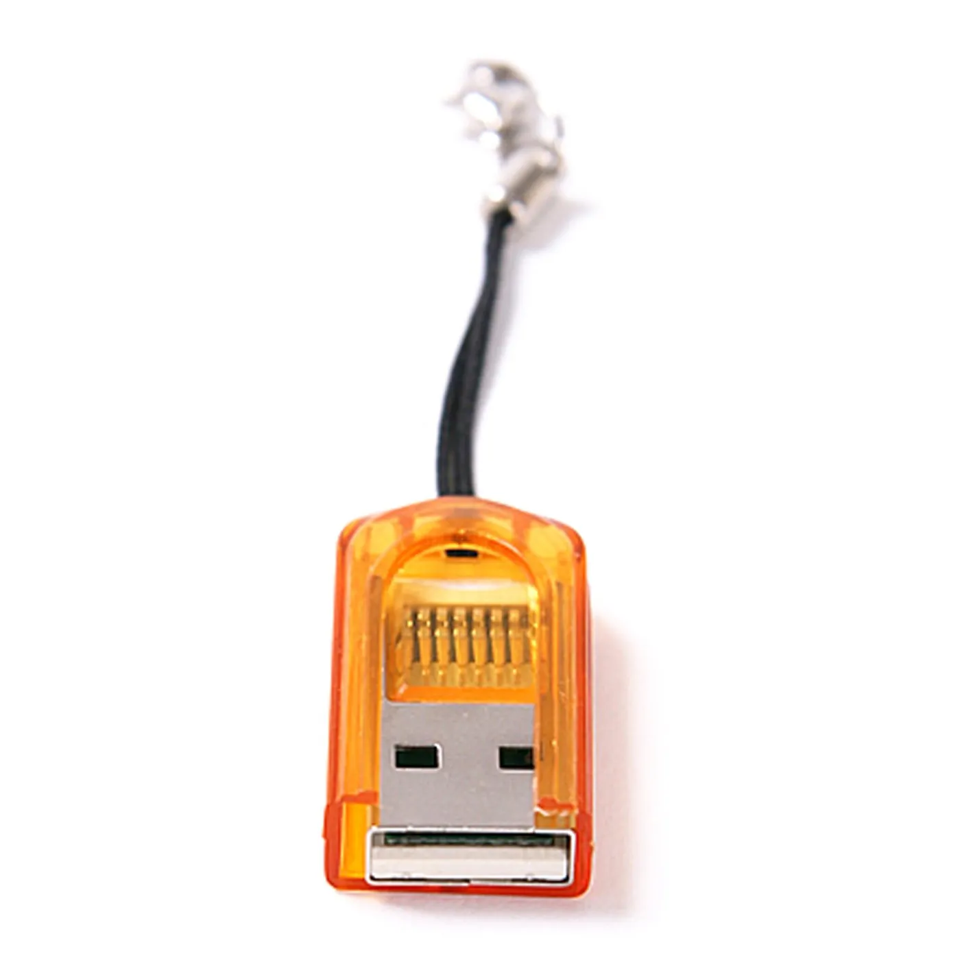 BlueProton USB 2.0 MicroSD MicroSDHC Card Reader Writer (Yellow)