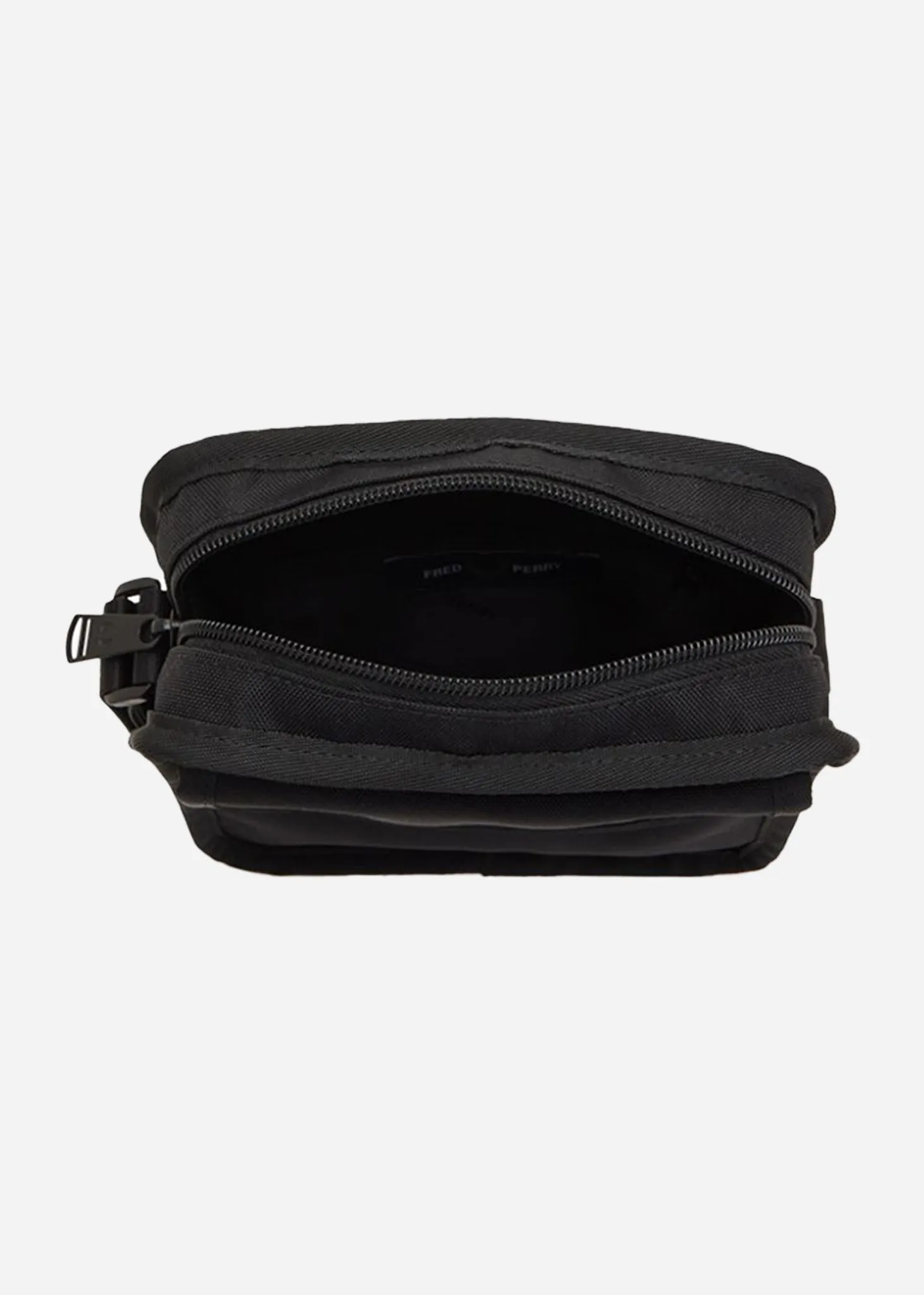 Branded side bag - black