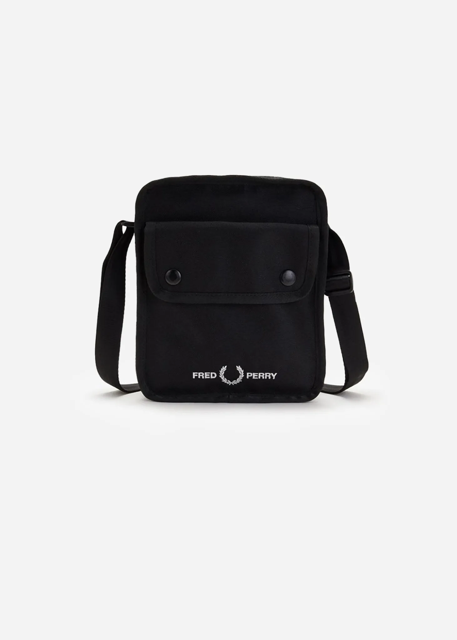 Branded side bag - black