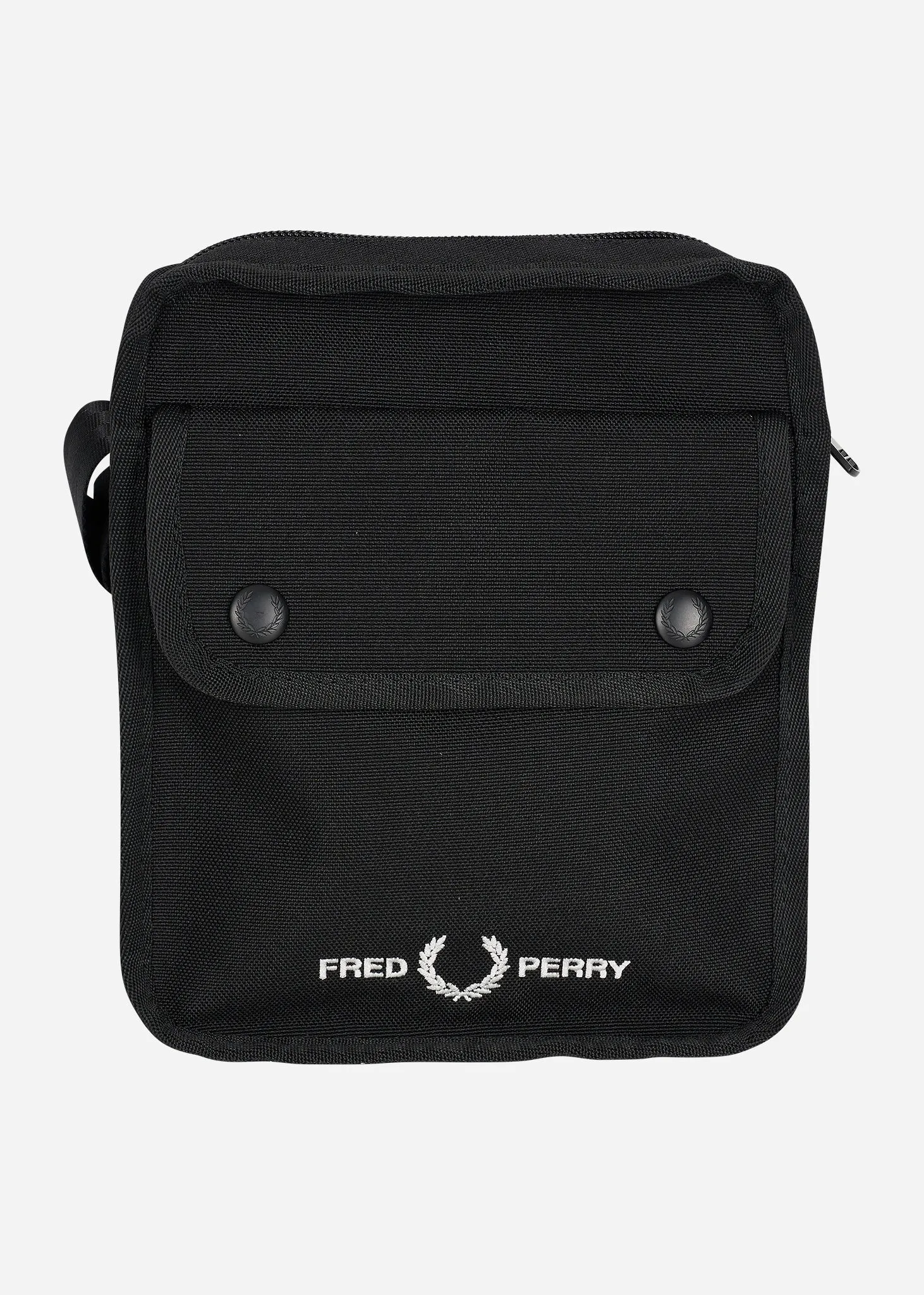 Branded side bag - black