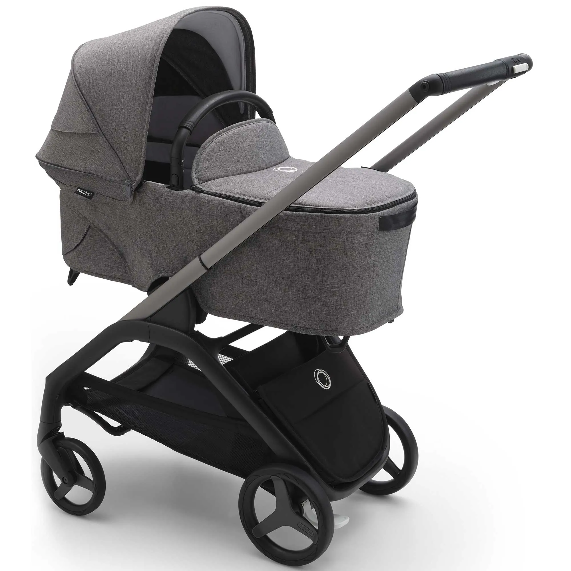 Bugaboo Dragonfly Complete Pram - Graphite/Grey Melange