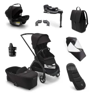 Bugaboo Dragonfly Ultimate Bundle - Black/Midnight Black