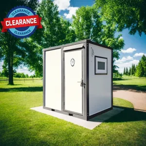 [CLEARANCE] Portable Shower Room with Sink & Toilet