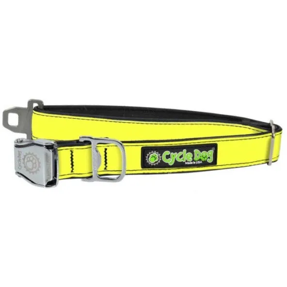 Cycle Dog Reflective Collars - Neon Yellow