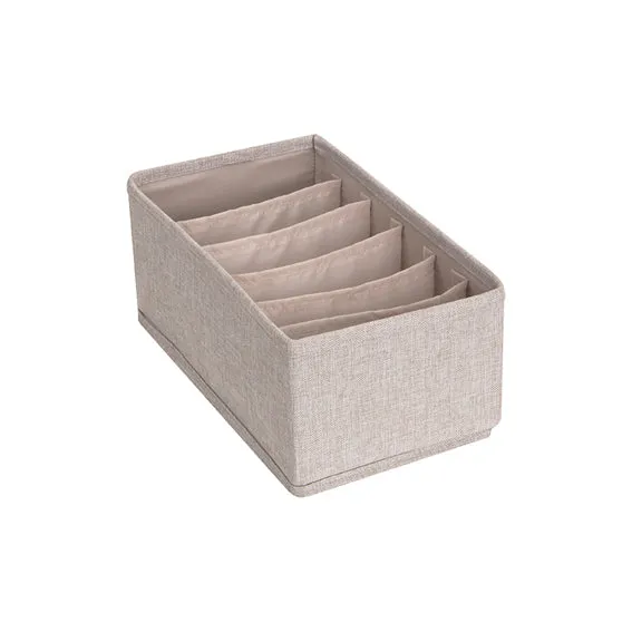 Drawer Organiser- 6 Compartments- Grey or Beige