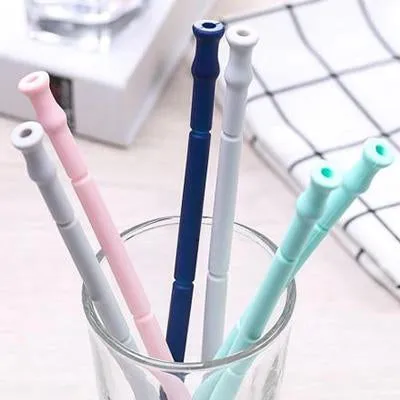 Foldable Silicone Straw Kit