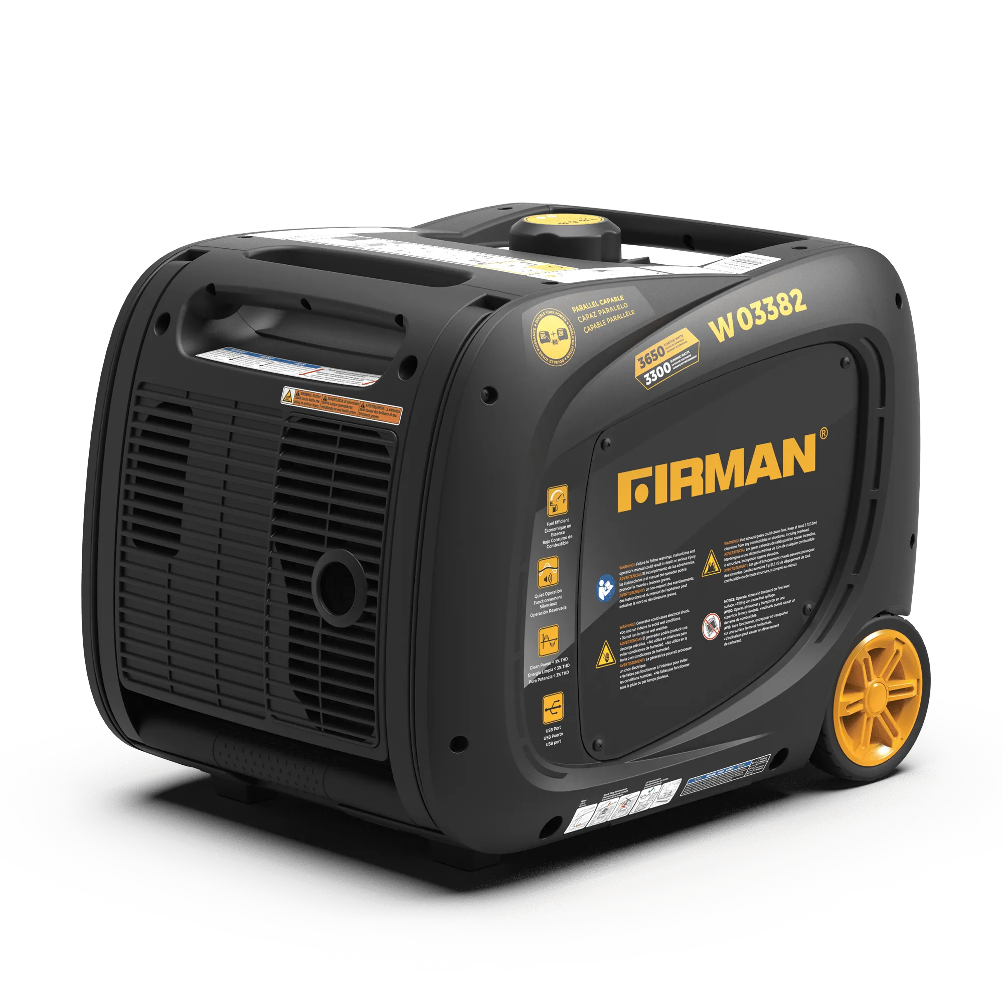 Gas Inverter Portable Generator 3650W Electric Start