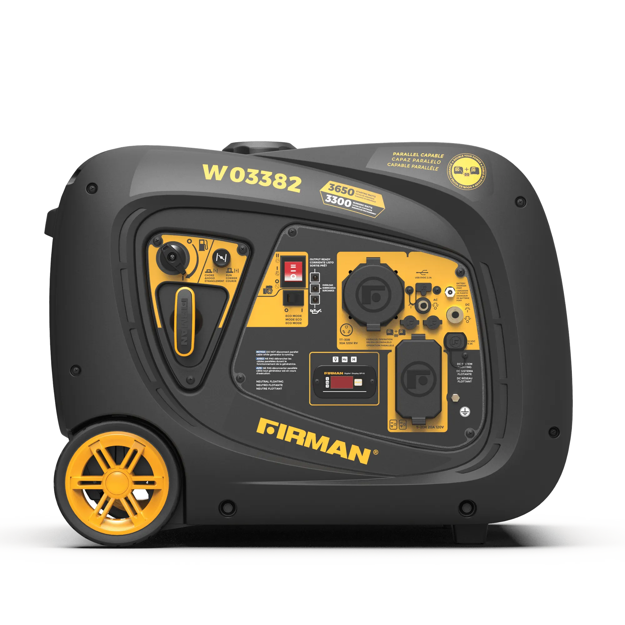 Gas Inverter Portable Generator 3650W Electric Start