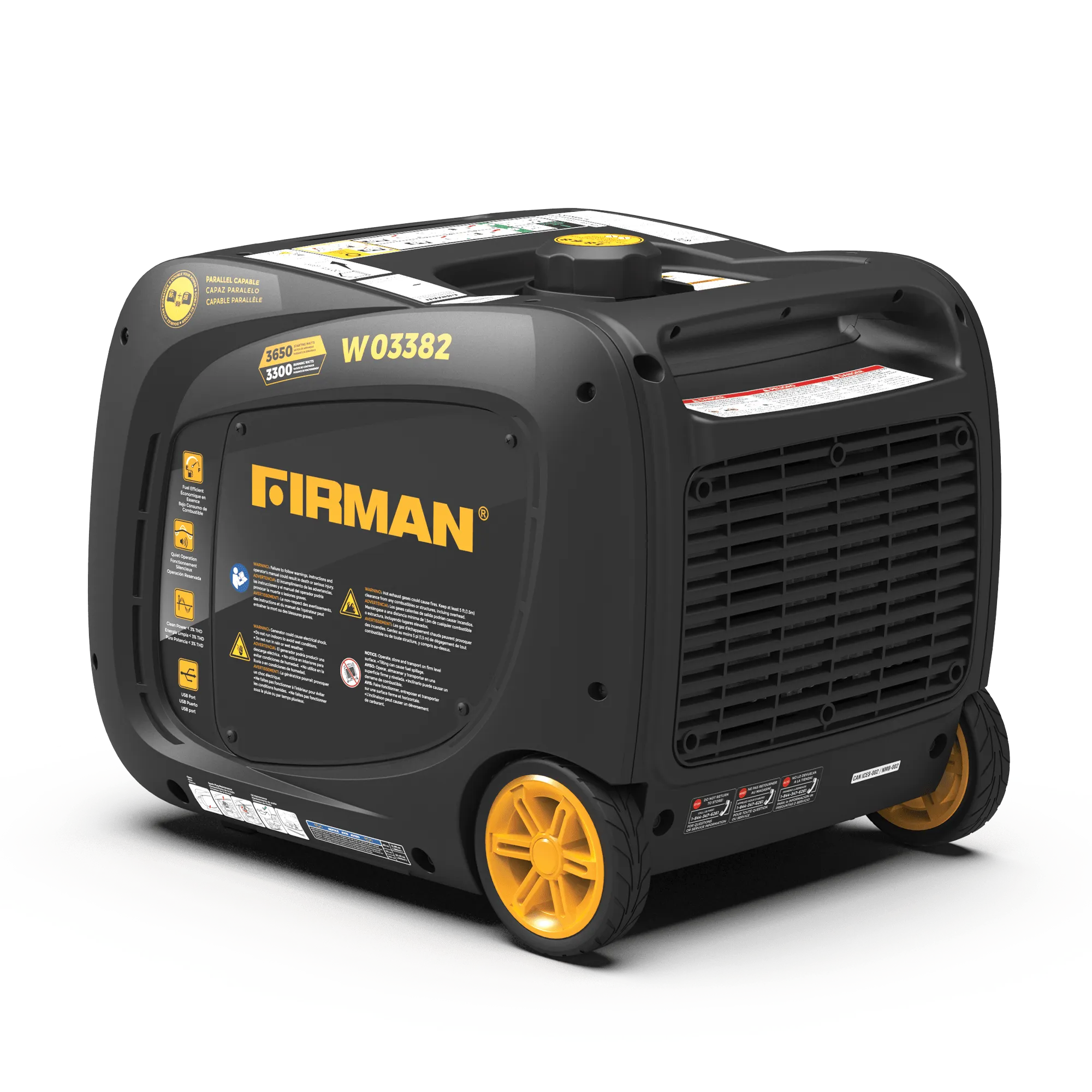 Gas Inverter Portable Generator 3650W Electric Start