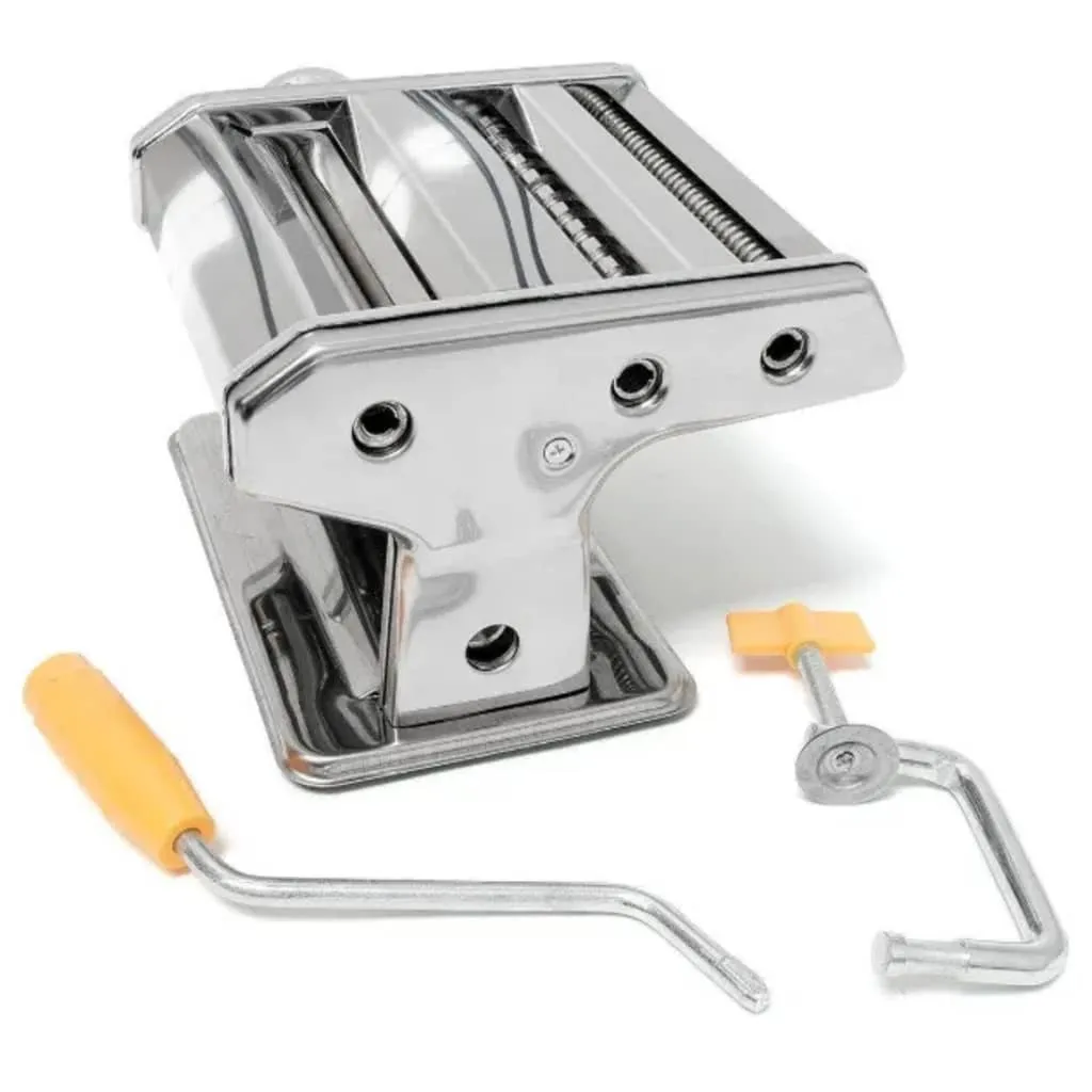 HI Pasta Maker Aluminium – Adjustable Thickness & Width | Easy-to-Clean Noodle Maker for Homemade Pasta