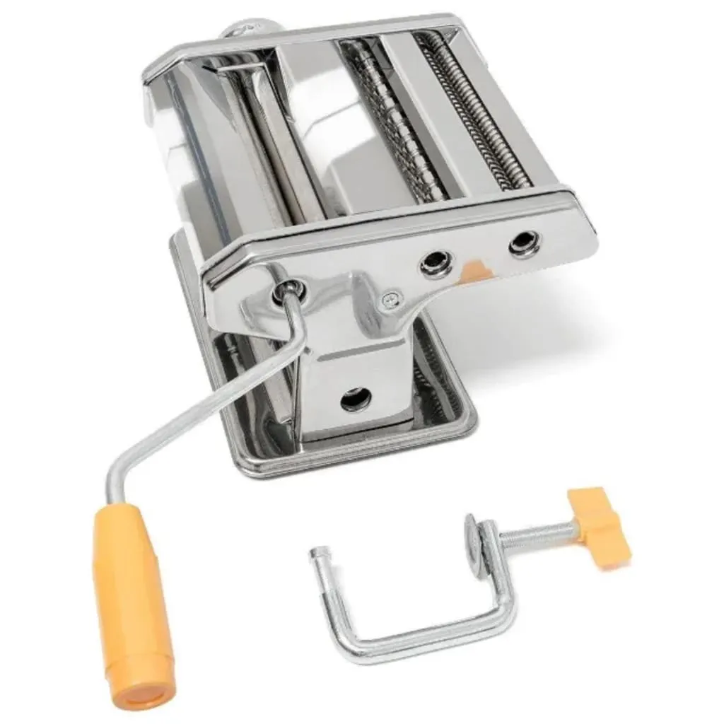 HI Pasta Maker Aluminium – Adjustable Thickness & Width | Easy-to-Clean Noodle Maker for Homemade Pasta