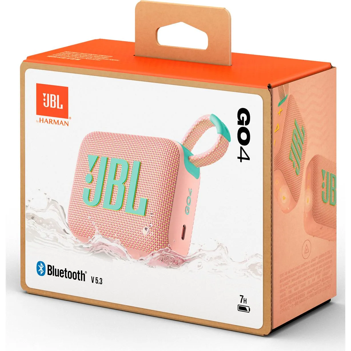 JBL Bluetooth Portable Speaker GO4PINKAM