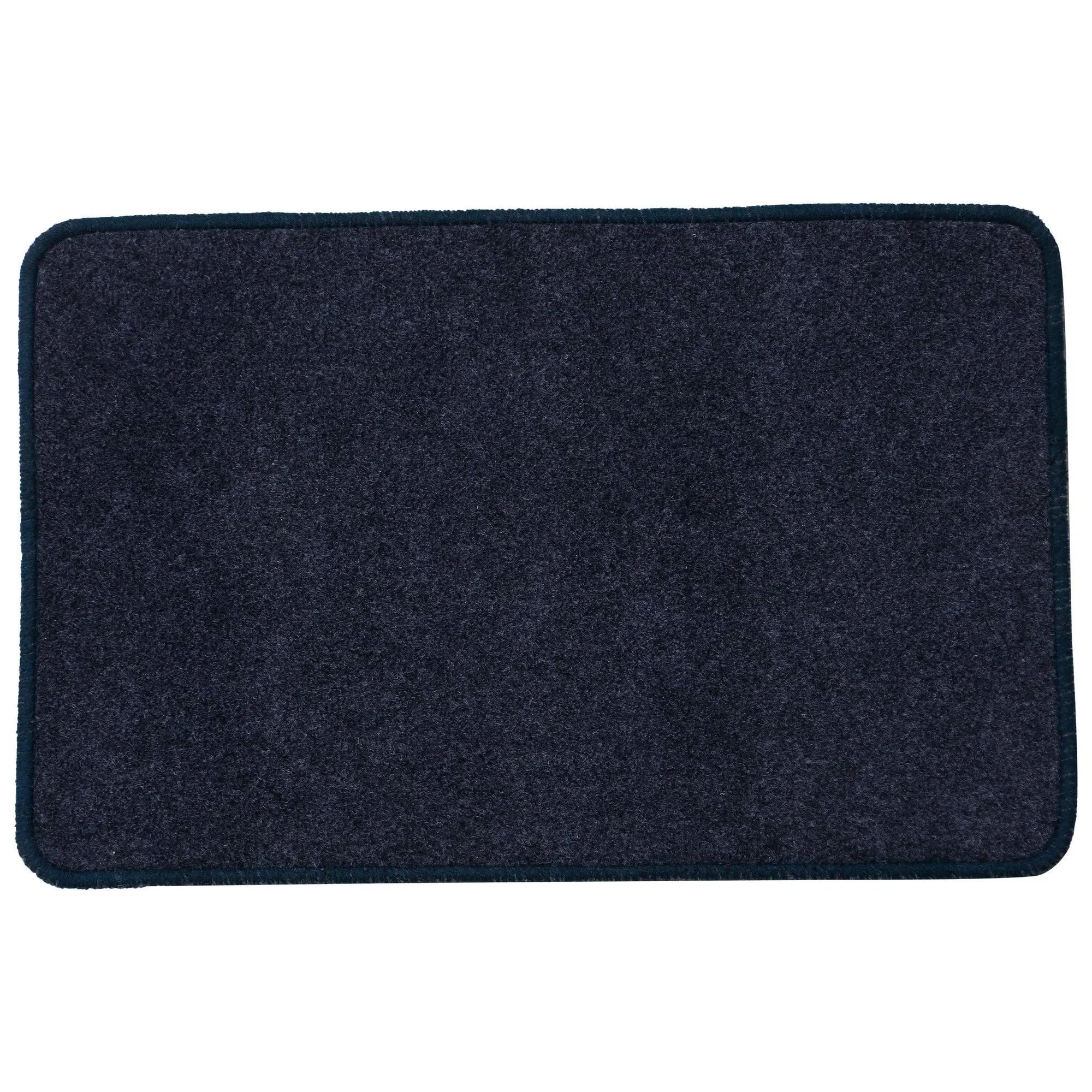 Kuber Industries Microfiber Anti Slip 4 Pieces Door Mat 22"x14", Grey & Blue & Red & Brown - CTKTC039912