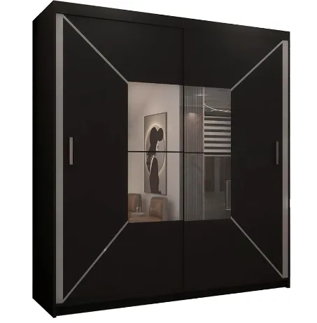 LHD Arizona Modern Sliding Wardrobe with Mirror Doors