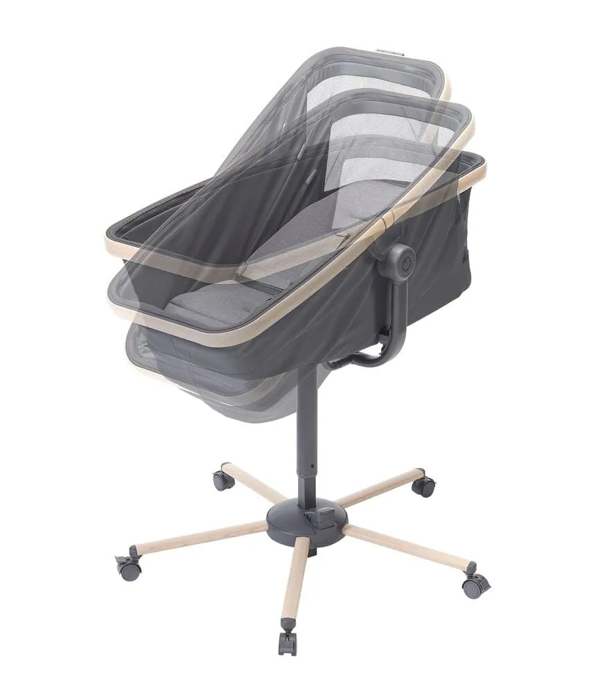 Maxi Cosi Alba All-in-One Bassinet, Recliner and Highchair - Beyond Graphite