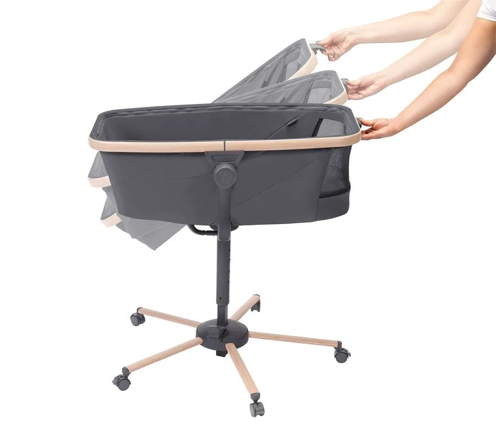 Maxi Cosi Alba All-in-One Bassinet, Recliner and Highchair - Beyond Graphite