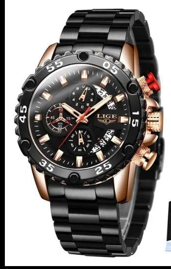 Men Quartz Sports Chronograph Casual Waterproof Wrist Watches