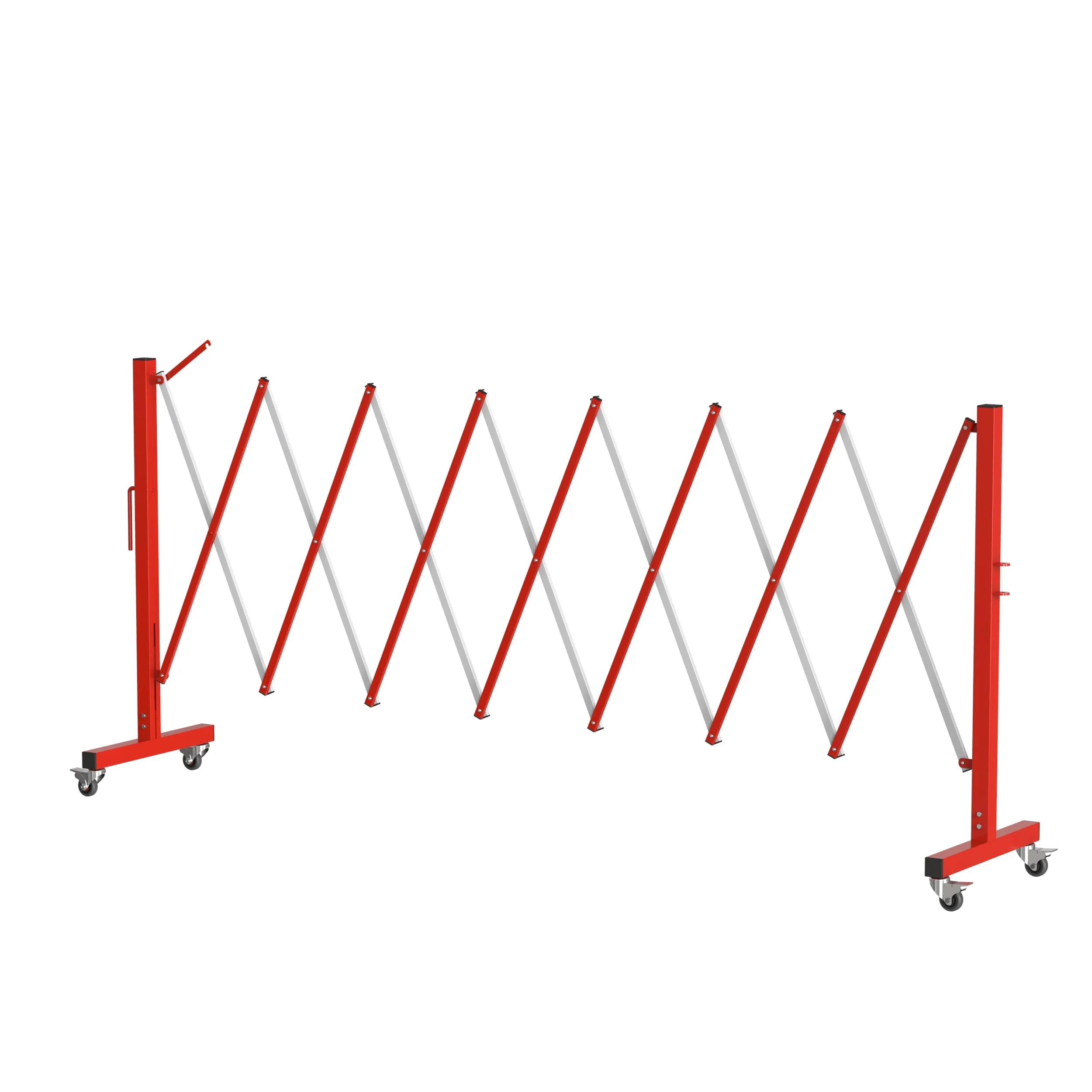 Metal Expandable Barricade, 16 Ft. and 11 Ft - Trafford Industrial