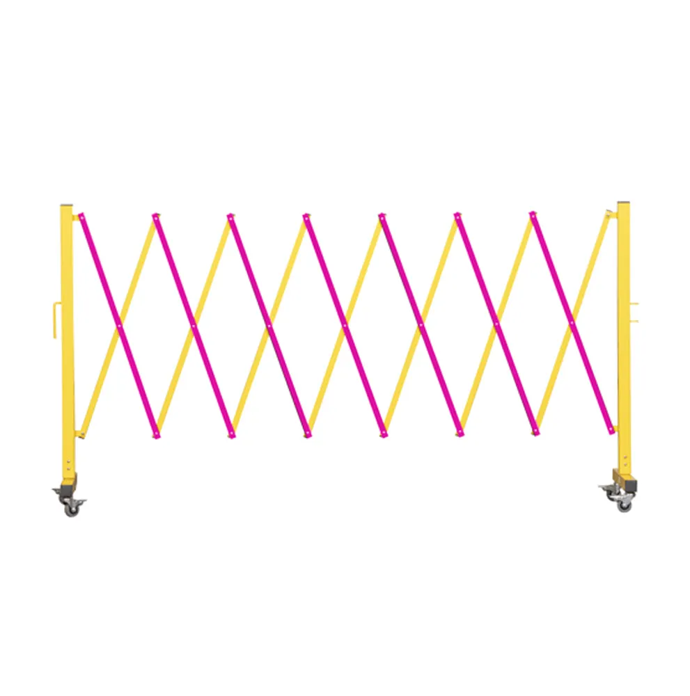 Metal Expandable Barricade, 16 Ft. and 11 Ft - Trafford Industrial
