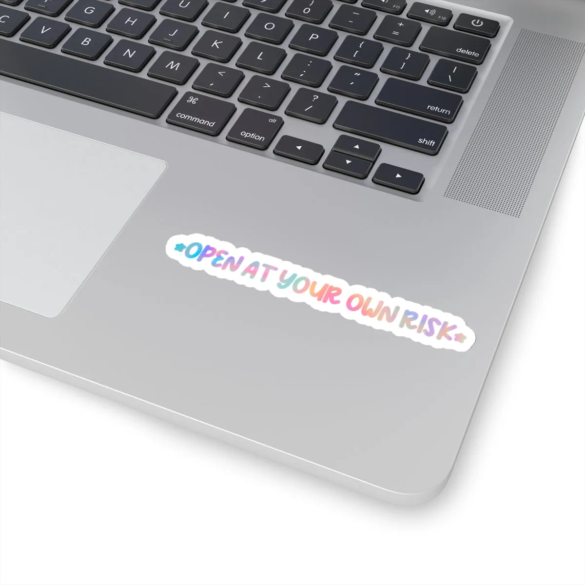 Open At Your Own Risk Kindle Kiss-Cut Sticker