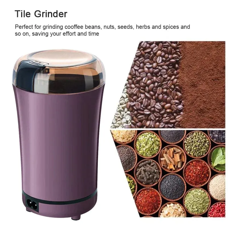 Portable Electric Herbs Salt Pepper Spices Grinder