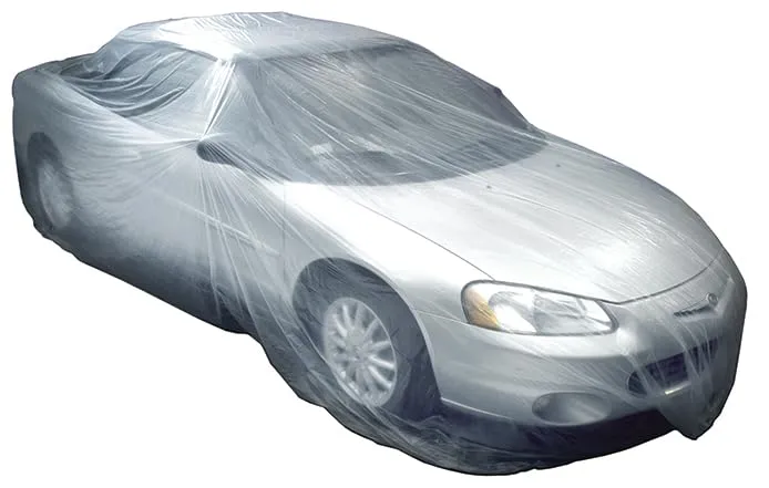 Premium Multi-Layer Car Covers (25' × 6' 10") for Dust and Overspray Protection in Body Shop and Short-Term Storage