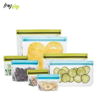 Rezip 8-piece Deluxe Reusable Storage Bag Kit