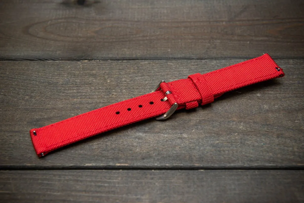 Sailcloth waterproof watch strap.