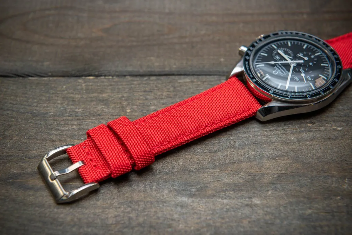 Sailcloth waterproof watch strap.