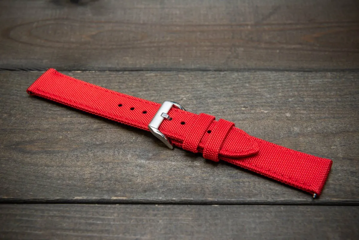 Sailcloth waterproof watch strap.