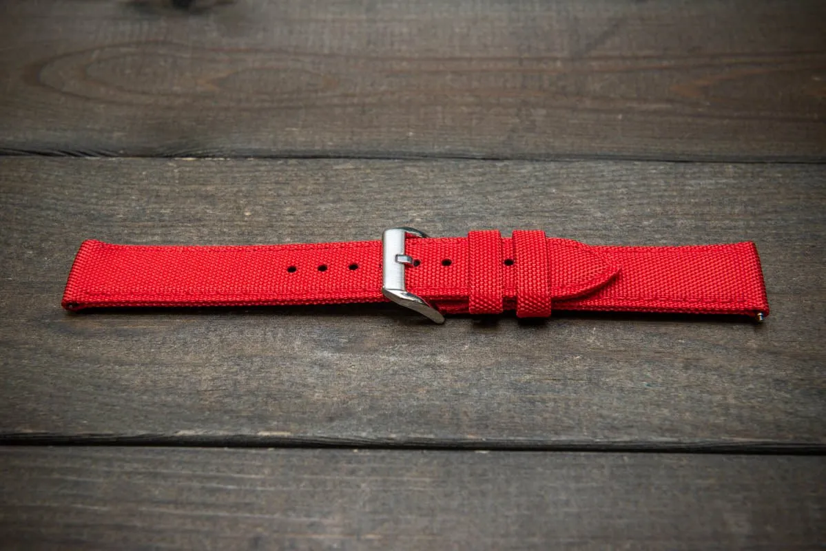 Sailcloth waterproof watch strap.