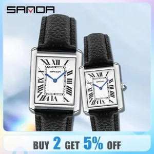 SANDA Couple Watch: Stylish Waterproof Quartz Watches for Fashionable Couples