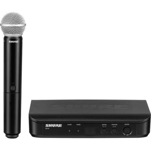 Shure BLX24/PG58 Wireless Handheld Microphone System with PG58 Capsule