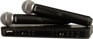 Shure BLX288/SM58-H10 Dual-Channel Wireless Handheld Microphone System with SM58 Capsules