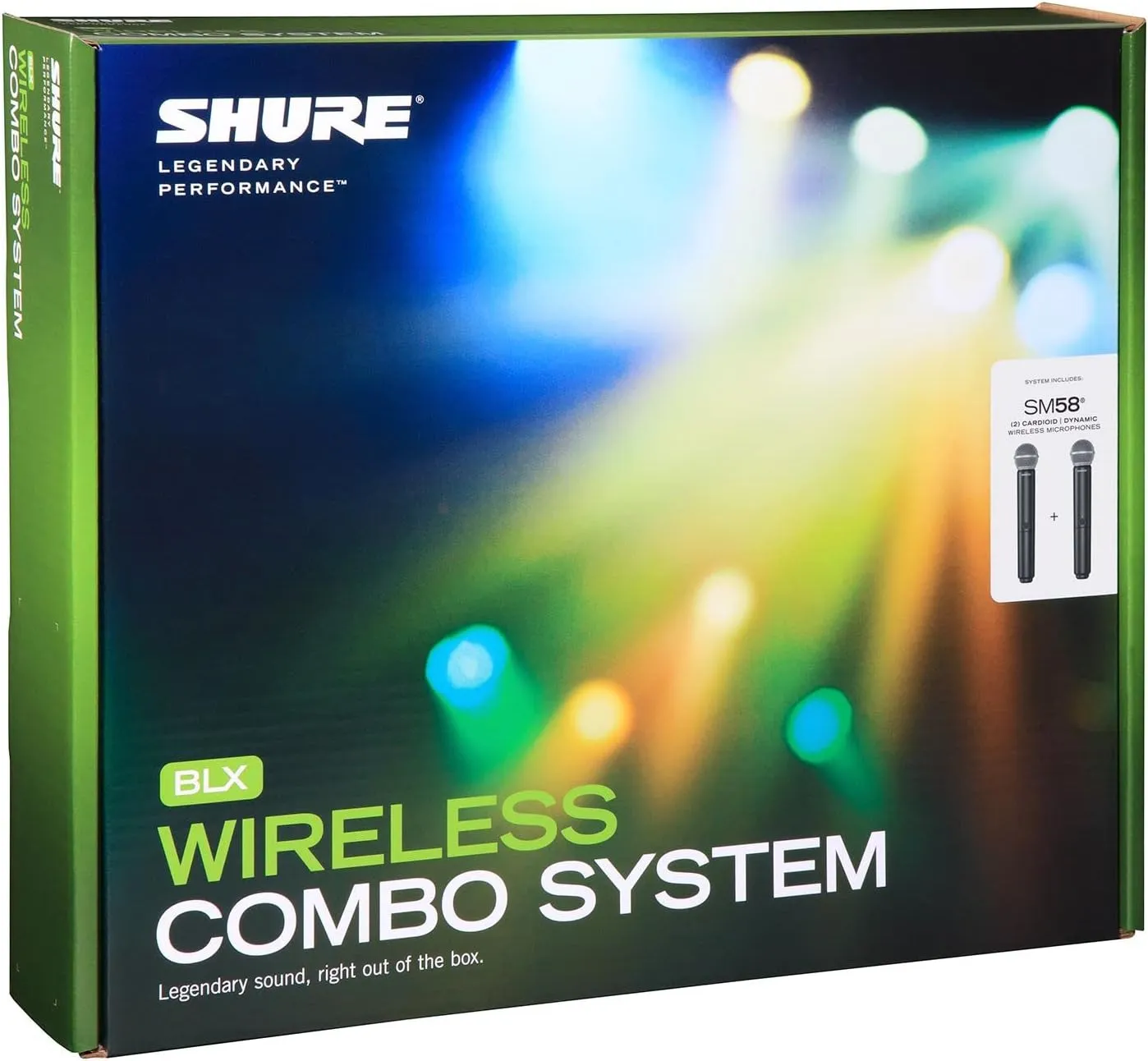 Shure BLX288/SM58-H10 Dual-Channel Wireless Handheld Microphone System with SM58 Capsules