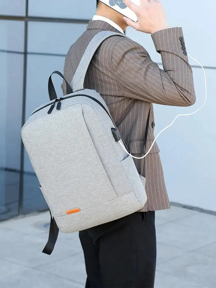 Sleek USB Charging Backpack for Business Professionals: Lightweight, Durable, and Stylish