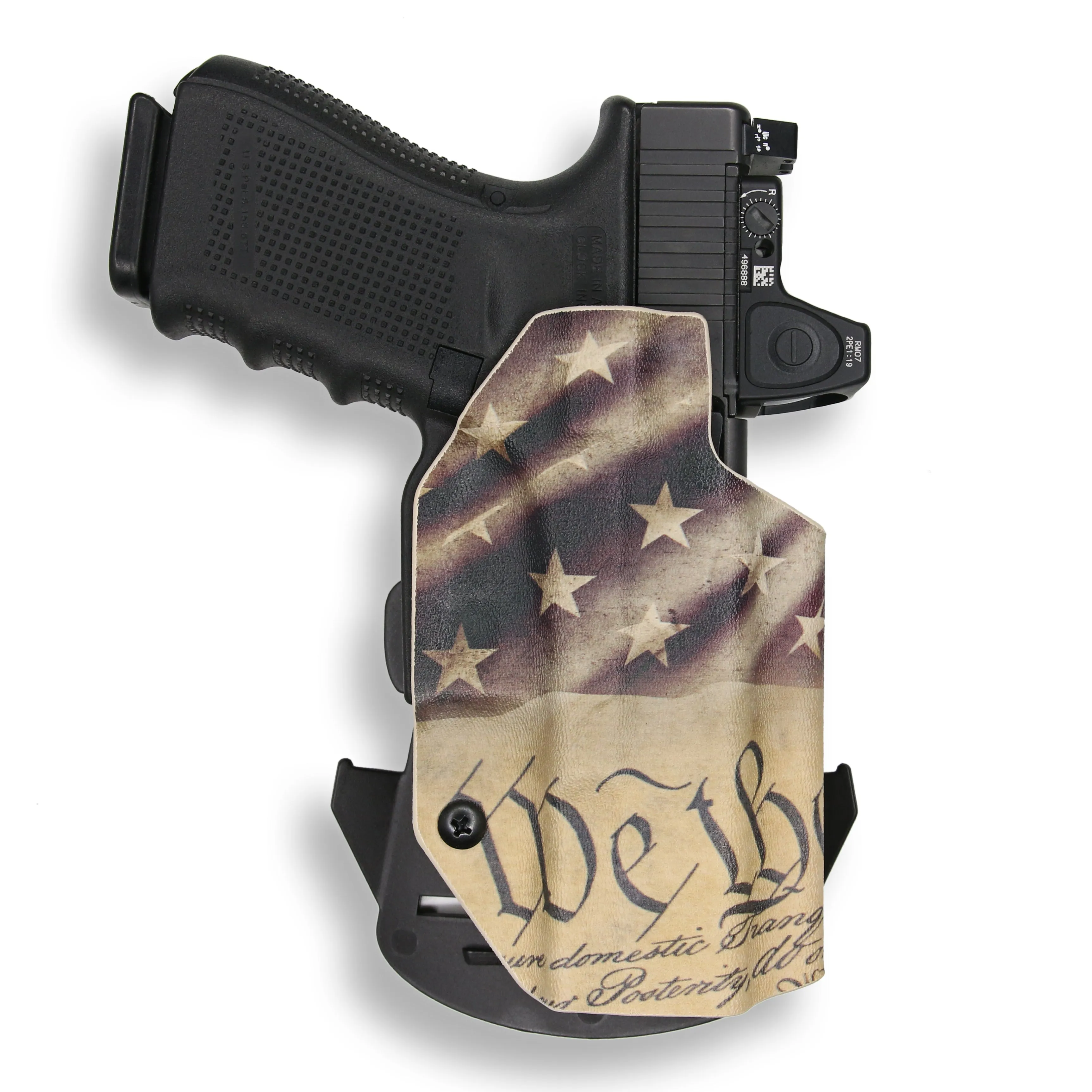 Smith & Wesson M&P 9C/40C / M2.0 3.5"/3.6" Compact with Streamlight TLR-7/7A/7X Light Red Dot Optic Cut OWB Holster