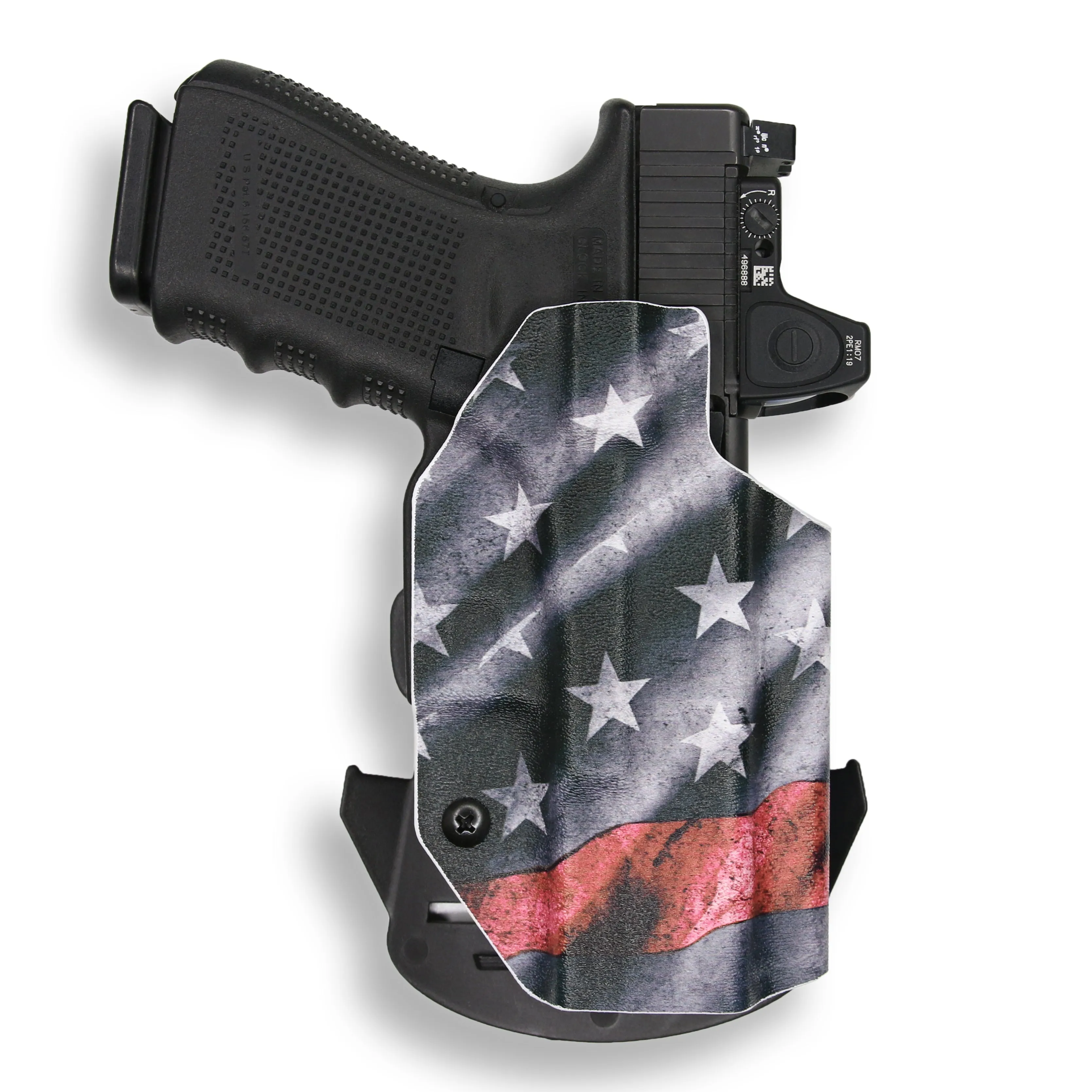 Smith & Wesson M&P 9C/40C / M2.0 3.5"/3.6" Compact with Streamlight TLR-7/7A/7X Light Red Dot Optic Cut OWB Holster