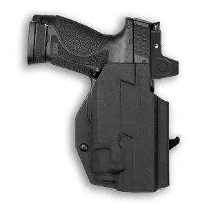 Smith & Wesson M&P / M2.0 4"/4.25" Compact 9/40 Manual Safety with Streamlight TLR-8/8A Light Red Dot Optic Cut OWB Holster