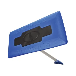 Snow Joe SJBLZD 2-In-1 Telescoping Snow Broom   Ice Scraper | 18-Inch Foam Head (Blue)