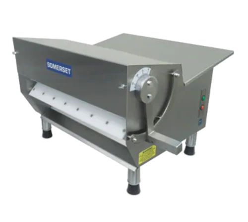 SOMERSET CDR-300 Dough Sheeter with Compact Countertop Design and 15-Inch Rollers