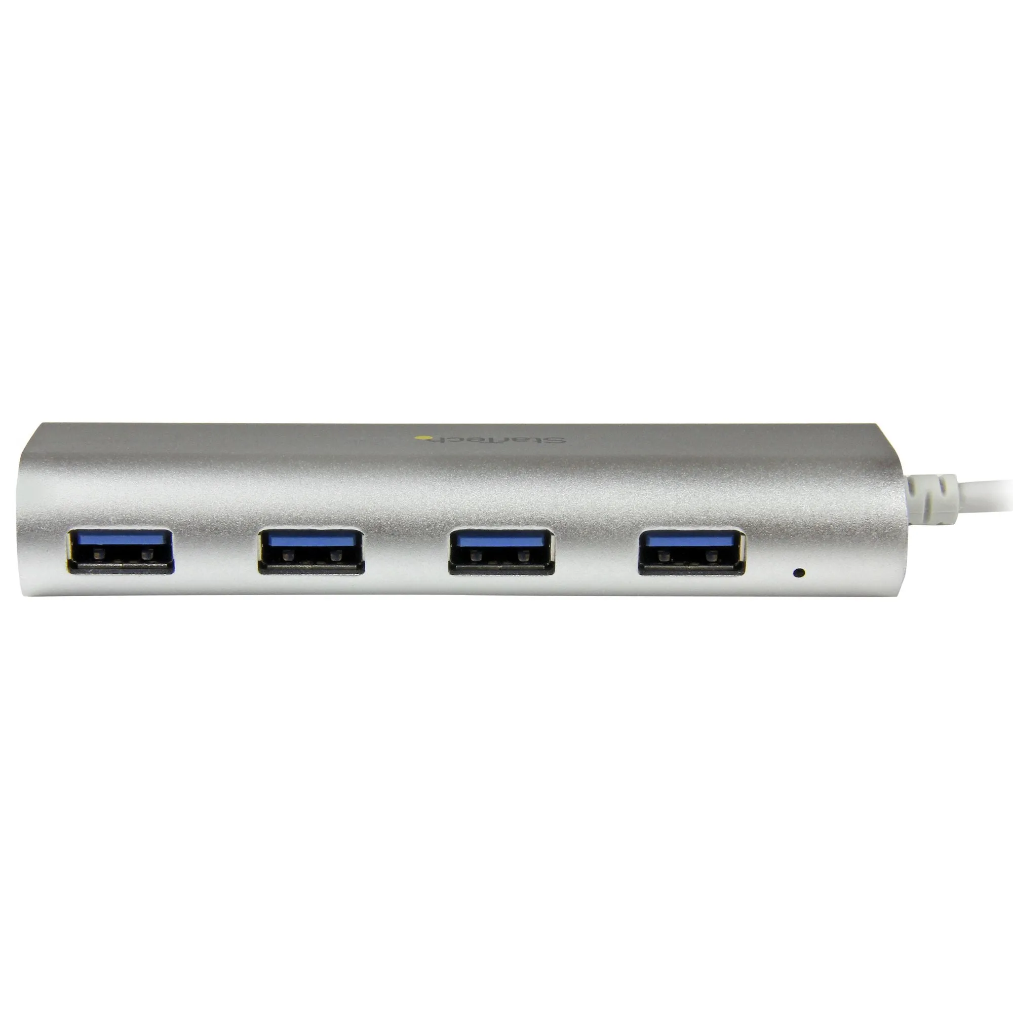 Startech.Com 4 Port Portable Usb 3.0 Hub With Built-In Cable - Aluminum And Compact Usb Hub (St43004ua) - Hub - 4 Ports