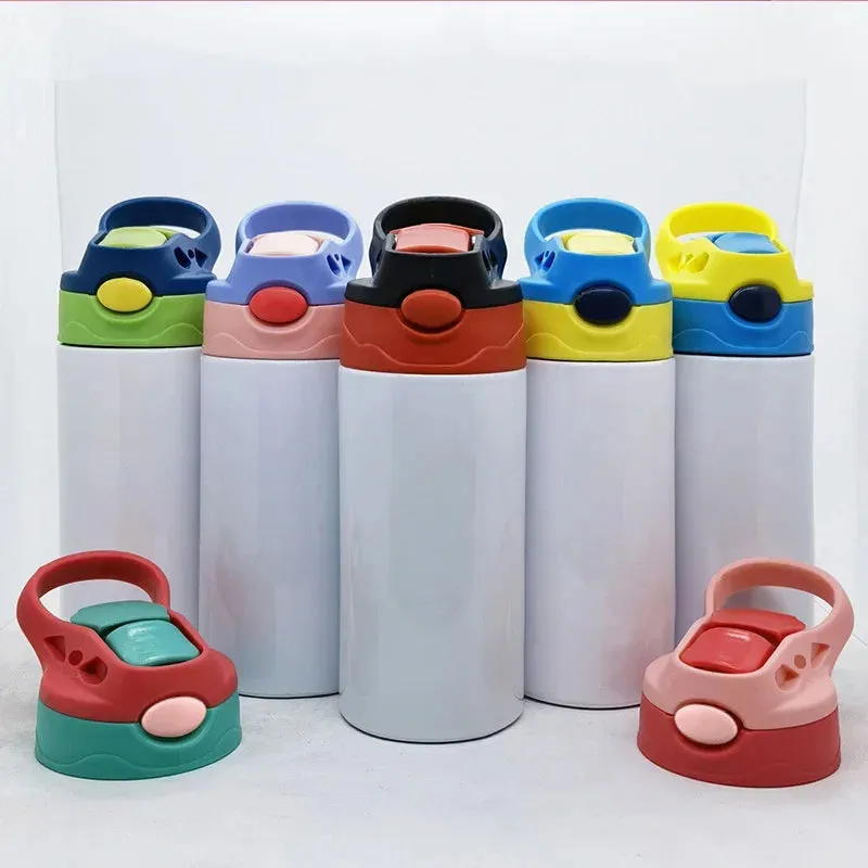 Straight Sippy Cup Flip Top Kids Bottle