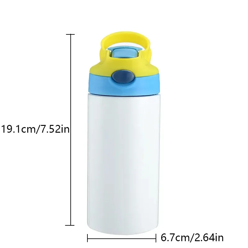 Straight Sippy Cup Flip Top Kids Bottle