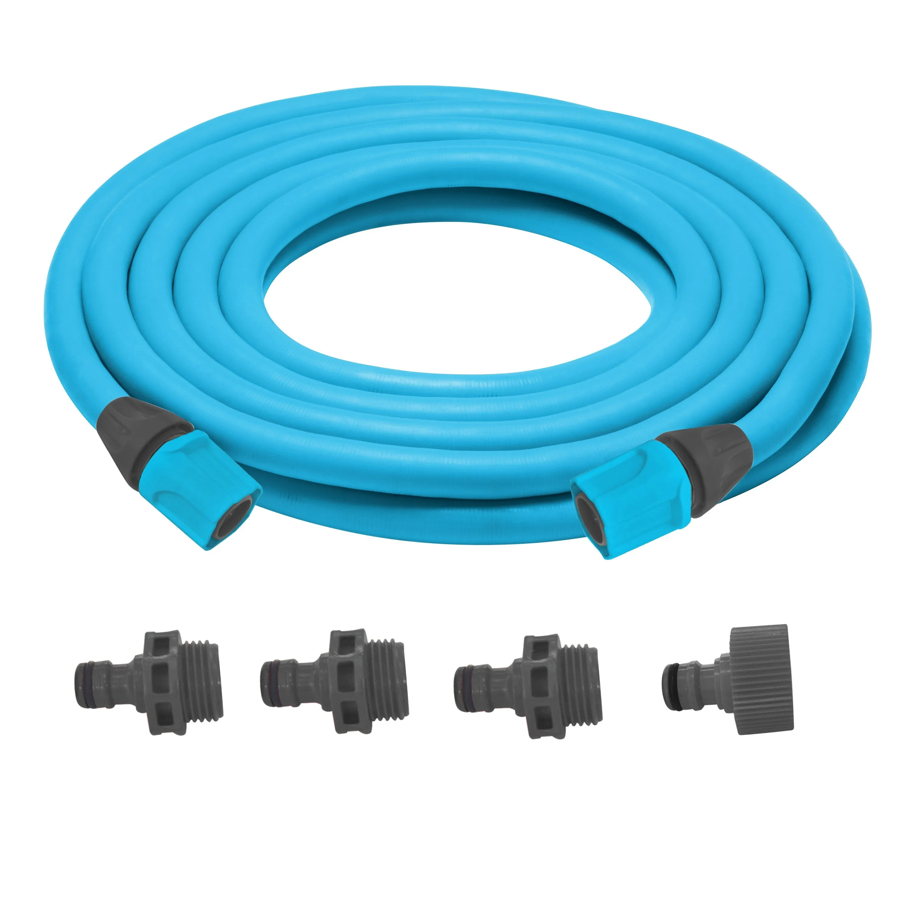 Sun Joe AJEXH50-SJB Expandable Lightweight Kink-Free Hose | 50-Foot | Quick Connectors