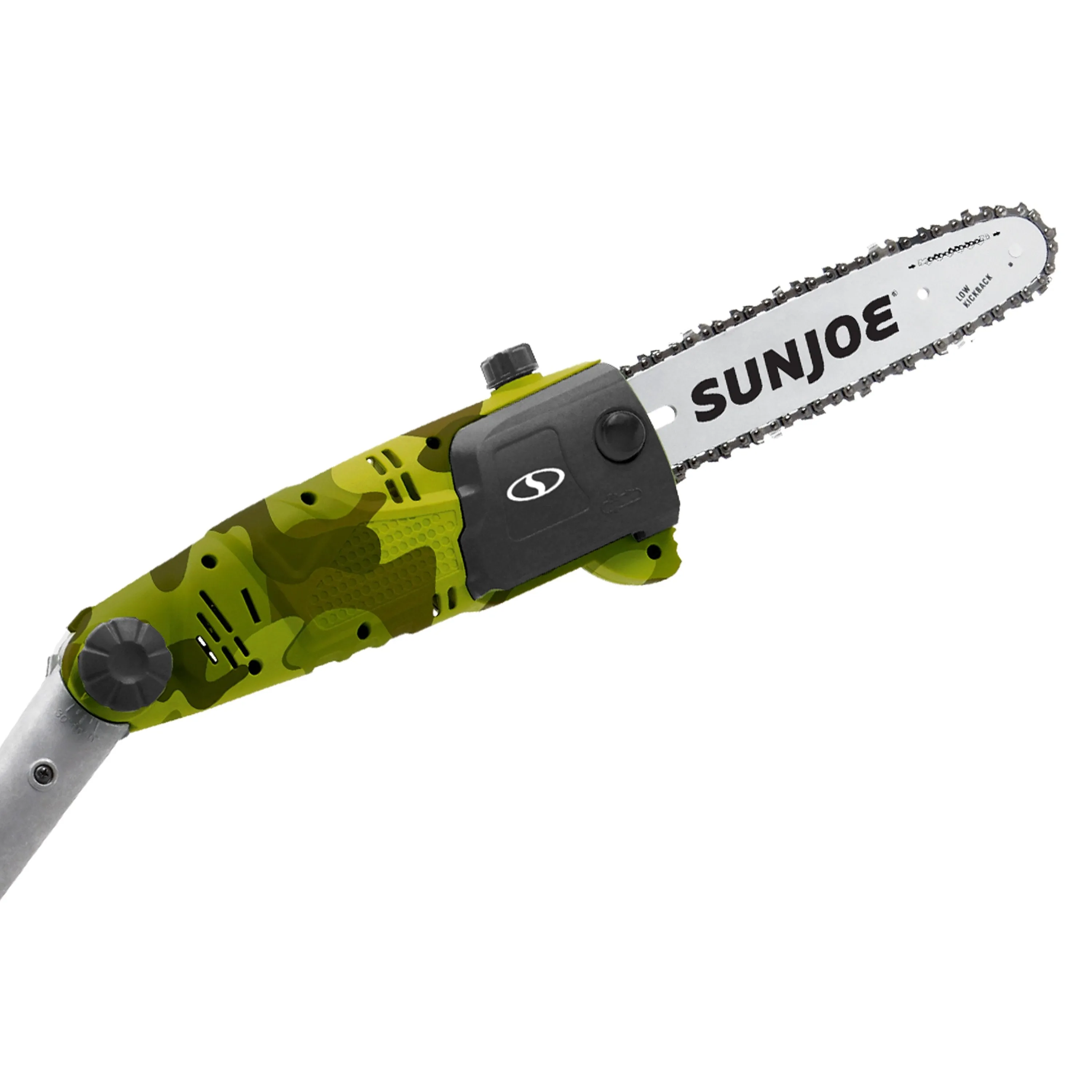 Sun Joe SWJ803E-CMO-RM Electric Multi-Angle Pole Chain Saw | 10 inch | 8.0 Amp | Camo (Certified Refurbished)